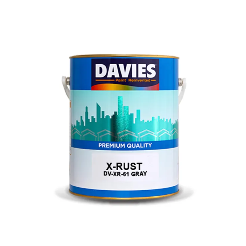 DAVIES PAINT DV-XR-61-4 GRAY ENAMEL 4L X-RUST ANTI-CORROSIVE PRIMER